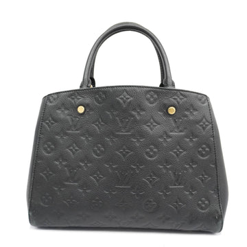 LOUIS VUITTONAuth  Monogram Empreinte Montaigne MM M41048 Women's Handbag Noir