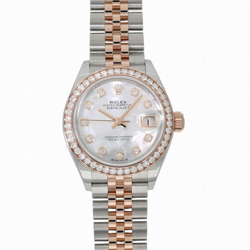 ROLEX Lady Datejust 28 279381RBR Random White Shell x 10P Diamond Ladies Watch