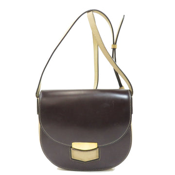 Celine motif shoulder bag leather ladies CELINE