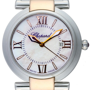 Chopard Imperiale Ladies Watch 8541 388541-6002 Stainless Steel White Shell Roman Dial