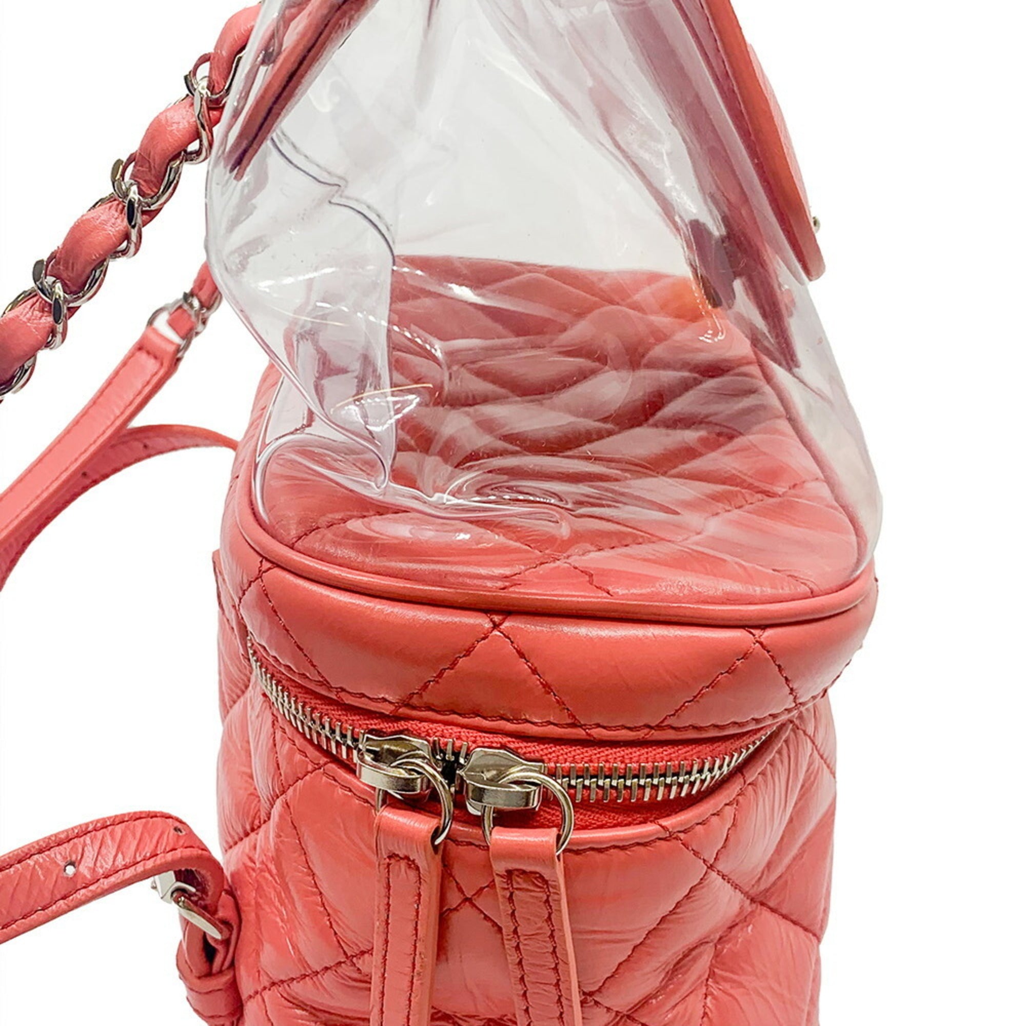 Chanel 2024 clear backpack