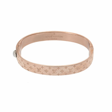 LOUIS VUITTON Cuff Nanogram Size M Pink Gold M00254 Women's Metal Bracelet