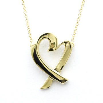 TIFFANY Loving Heart Yellow Gold [18K] No Stone Men,Women Fashion Pendant Necklace [Gold]