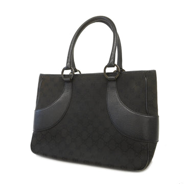 Gucci Handbagg 113011 Women's GG Canvas Handbag Black