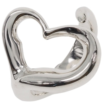 TIFFANY Open Heart Elsa Peretti Silver 925 No. 9.5 Women's Ring