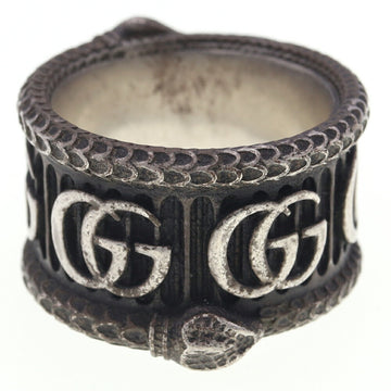 GUCCI ring double G snake SV sterling silver 925 men's