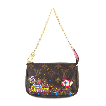 LOUIS VUITTON Vivienne Monogram Mini Pochette Accessoires Hand Bag M69752