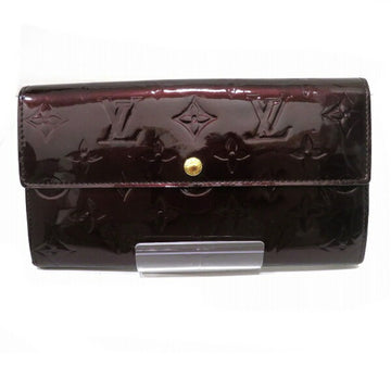 LOUIS VUITTON Vernis Portefeuil Sarah M93524 Long Wallet Ladies