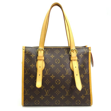 LOUIS VUITTON Popincourt Au Women's Handbag M40007 Monogram Ebene [Brown]