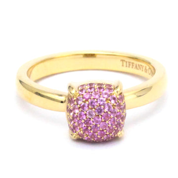 TIFFANY Paloma Picasso Sugar Stack Ring Pink Gold [18K] Fashion Sapphire Band Ring Pink Gold