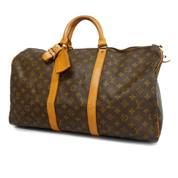 LOUIS VUITTONAuth  Monogram Keepol 50 M41426 Men,Women,Unisex Boston Bag