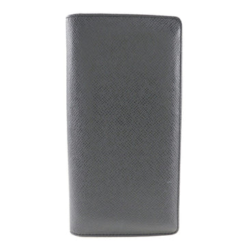 LOUIS VUITTON Portefeuille Braza Long Wallet M32572 Taiga Ardoise France Year 2011 Black SP0141 Open Portefeiulle braza Men's