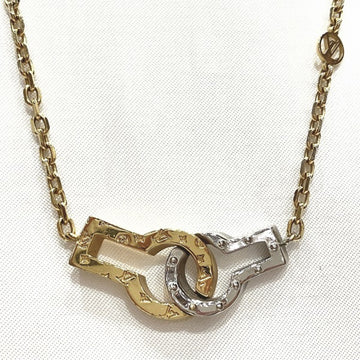 LOUIS VUITTON Collier Twinlocks M64887 Brand Accessories Necklace Unisex