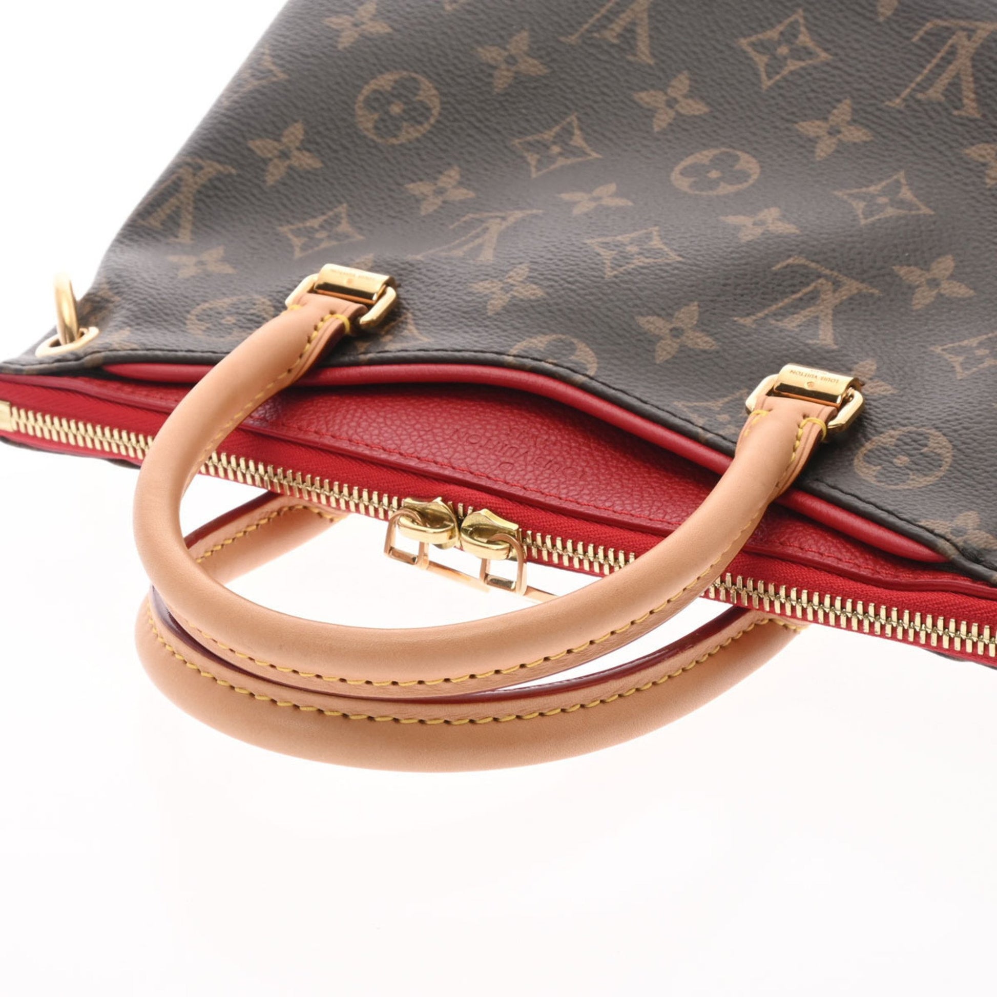 M41241 Louis Vuitton 2014 Monogram Canvas Pallas BB Handbag-Red