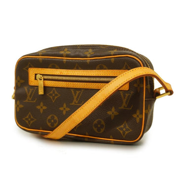 LOUIS VUITTON Shoulder Bag Monogram Pochette City M51183 Brown Ladies