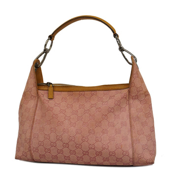 GUCCIAuth  Handbag 113023 Women's GG Canvas Beige,Pink