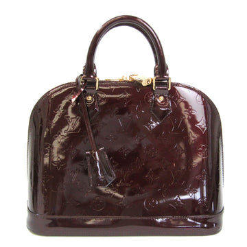 Preloved Louis Vuitton Alma Bb Red Vernis Crossbody Bag MI0155 091823