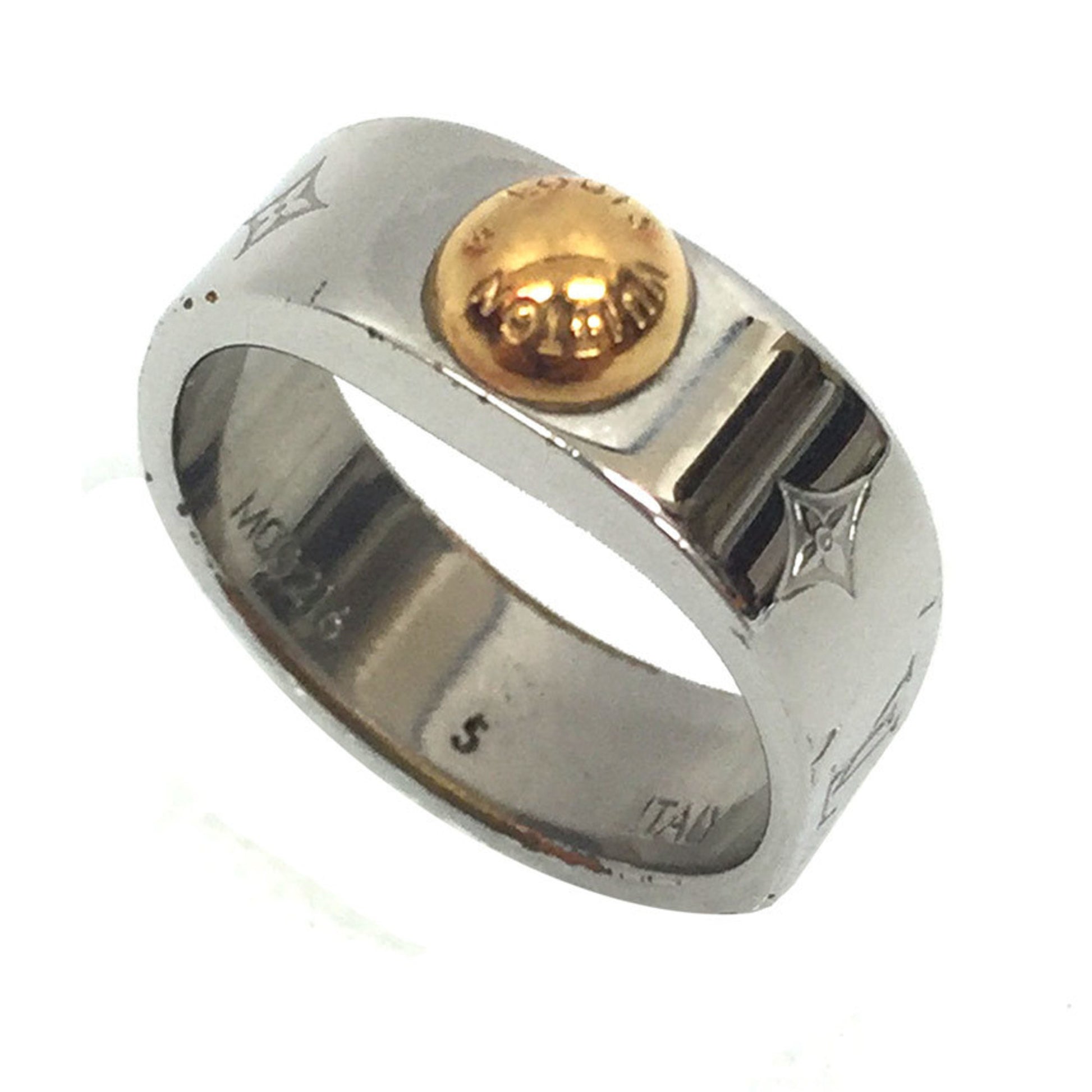 Louis Vuitton Authenticated Nanogram Ring