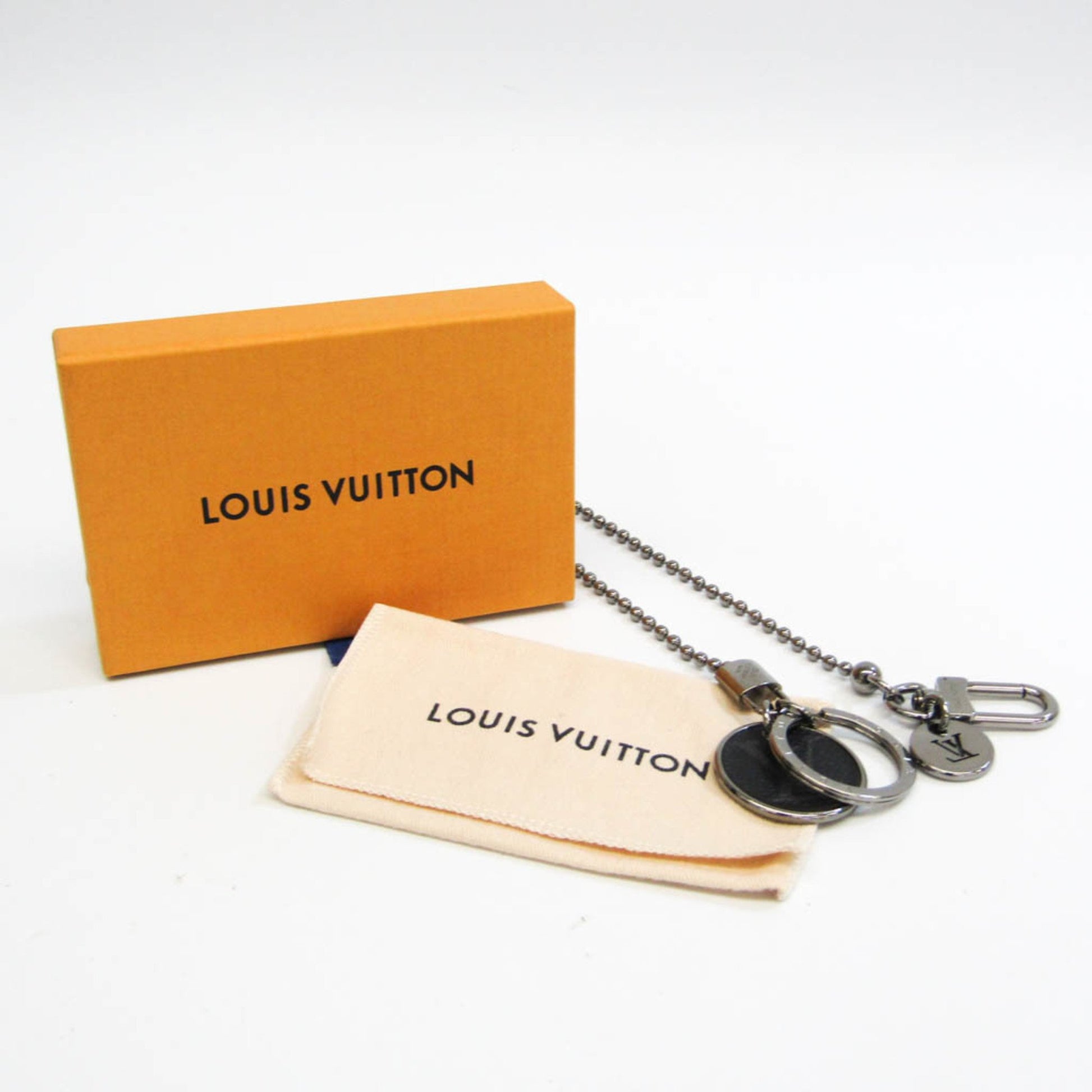 Louis Vuitton Portocle Chenne Monogram ID Monogram Eclipse Keychain M63629  Black