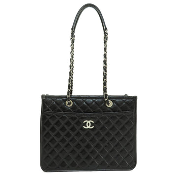 CHANEL Chain Bag Matelasse Tote Calf Women's