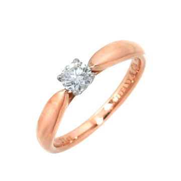 TIFFANY&Co Harmony Diamond 0.21ct F/VS2/3EX Ring No. 5.5 K18 PG Pink Gold 750 Pt Platinum