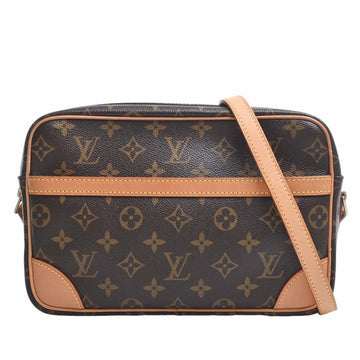 LOUIS VUITTON Monogram Trocadero 27 Shoulder Bag M51274 Brown Women's