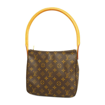 LOUIS VUITTON Shoulder Bag Monogram Looping MM M51146 Brown Ladies