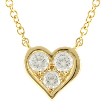 TIFFANY & Co. Necklace 18K Gold Diamond Ladies