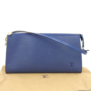 Louis Vuitton Epi Pochette Accessoire Accessory Pouch Toledo Blue M52945