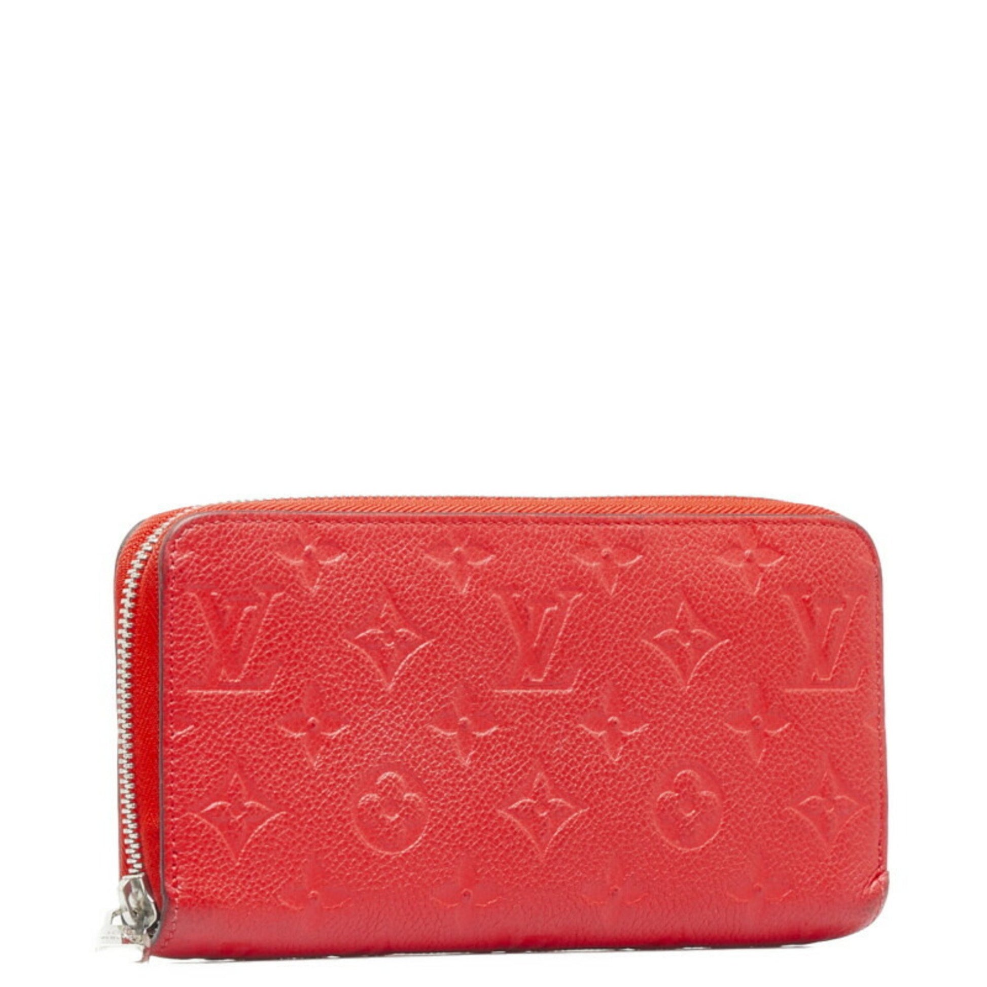 Louis Vuitton, Bags, Louis Vuitton Long Zippy Wallet Monogram Empreinte  Leather Cerise