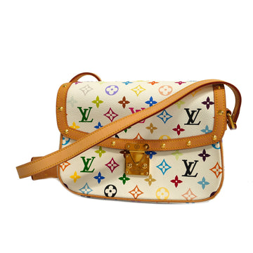 LOUIS VUITTONAuth  Monogram Multicolore Sologne M92661 Shoulder Bag Blanc