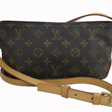 LOUIS VUITTON Crossbody Shoulder Bag Monogram Trotter Brown Canvas M51240