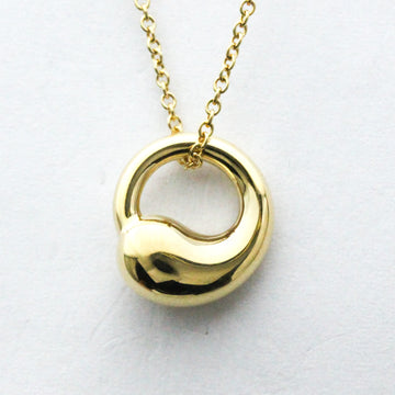 TIFFANY Eternal Circle Yellow Gold [18K] No Stone Men,Women Fashion Pendant Necklace [Gold]