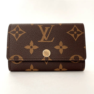 LOUIS VUITTON Multicle 6 Key Case Monogram Canvas  M60701 Women's Brown