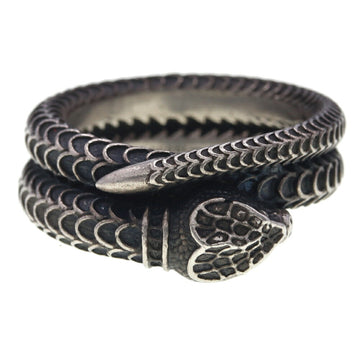 GUCCI Ring Garden Snake 577294 SV Sterling Silver No. 18 Men's