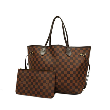 LOUIS VUITTON Tote Bag Damier Neverfull MM N41358 Ebene Women's