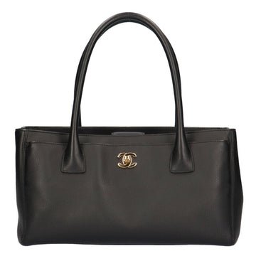 CHANEL executive tote bag caviar skin black ladies