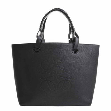 LOEWE Leather Anagram Borso Small Tote Bag Black