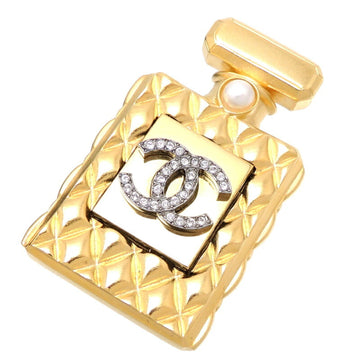 CHANEL Perfume Bottle Ladies Brooch GP