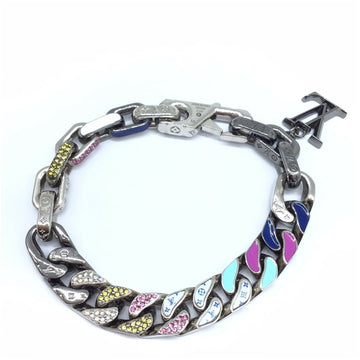 LOUIS VUITTON Paradise Chain Bracelet M0920M LE3272 Fashion Silver Colorful Multicolor Women's Men's Unisex