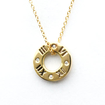 TIFFANY Atlas Pierced Necklace Yellow Gold [18K] Diamond Men,Women Fashion Pendant Necklace [Gold]