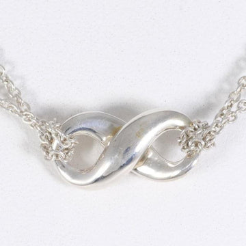 TIFFANY Infinity silver necklace total weight about 6.8g 43cm jewelry