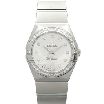 OMEGA Constellation 12P / diamond bezel Wrist Watch watch Wrist Watch 123.15.27.60.52.001 Quartz Silver Stainless St 123.15.27.60.52.001