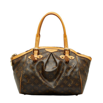 LOUIS VUITTON Monogram Tivoli GM Handbag Shoulder Bag M40144 Brown PVC Leather Ladies