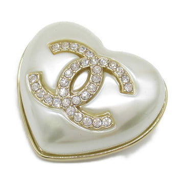 CHANEL Brooch Gold Gold Plated