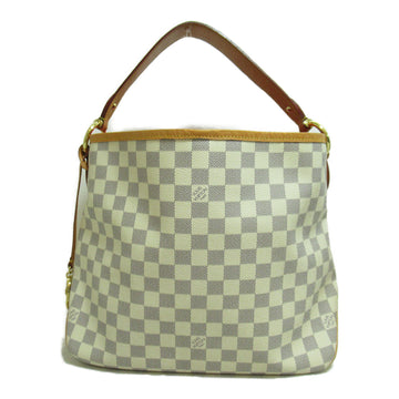 LOUIS VUITTON Delight full PM Ivory Damier Azur PVC coated canvas N41447