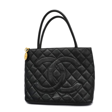 CHANELAuth  Reprint Tote Women's Caviar Leather Handbag,Tote Bag Black