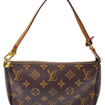 Louis Vuitton Monogram Accessory Pouch M51980 Handbag Brown Pochette