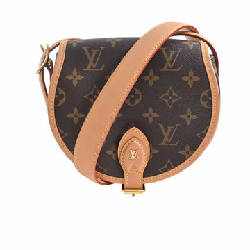 Louis Vuitton Monogram Tambourine Shoulder Bag Brown PVC Leather