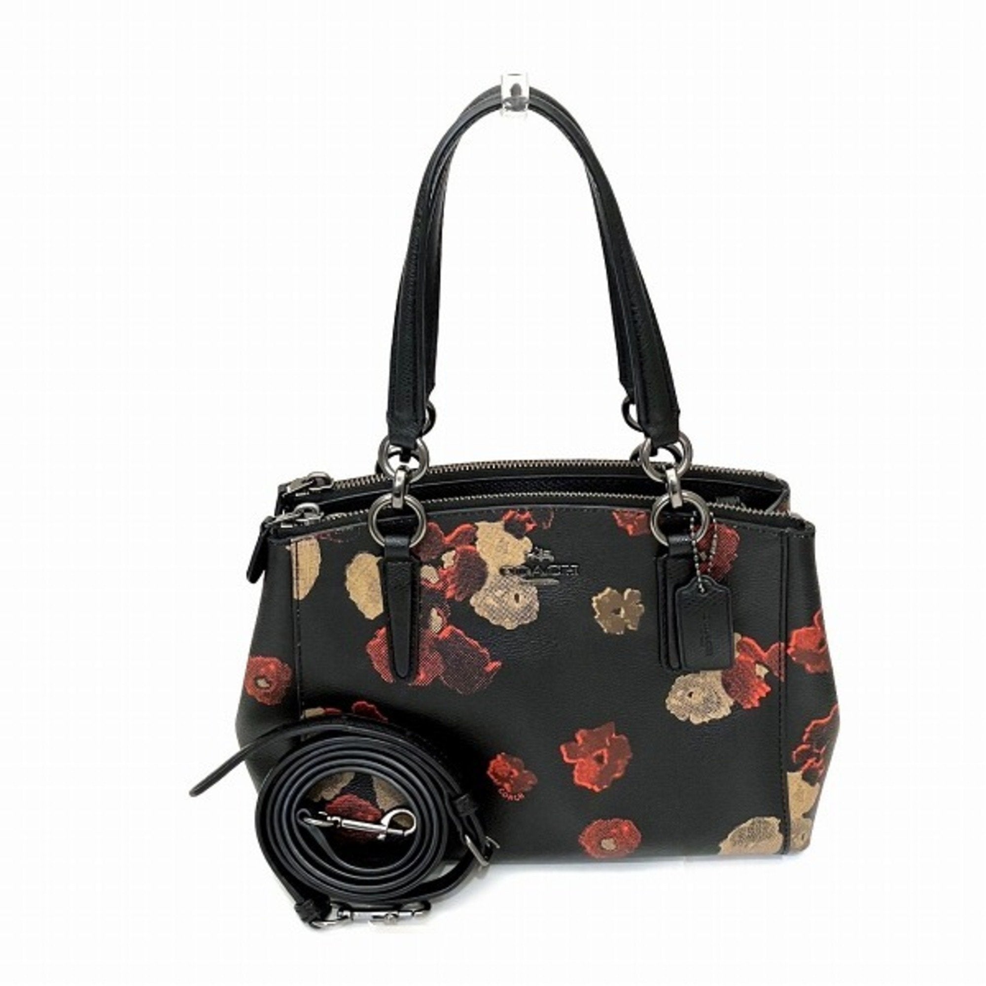 COACH Floral 2WAY Shoulder F55538 Bag Handbag Ladies